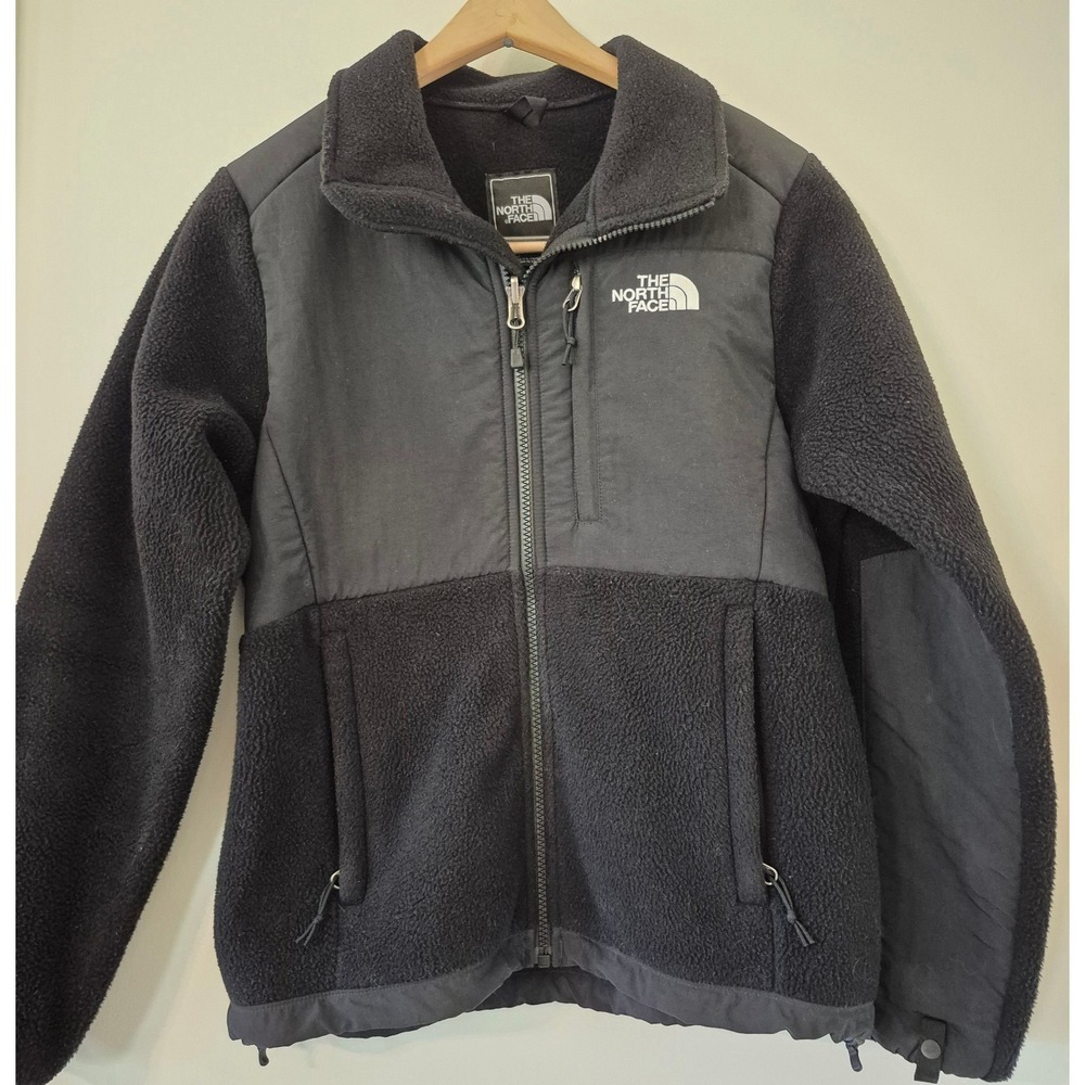 The North Face Women XS Denali Fleece Black Jacket Full Zip Retro Y2K Gorpcore